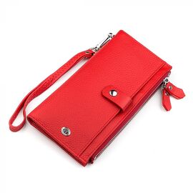 Купить Кошелек женский ST Leather 18381 (ST420) многофункциональный Красный, фото , характеристики, отзывы
