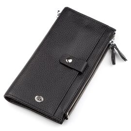 Купить - Кошелек ST Leather 18383 (ST420) надежный Черный, фото , характеристики, отзывы