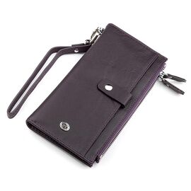 Купить Кошелек женский ST Leather 18384 (ST420) кожаный Фиолетовый, Фиолетовый, фото , характеристики, отзывы