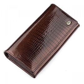 Купить Кошелек женский ST Leather 18391 (S2001A) кожаный Коричневый, Коричневый, фото , характеристики, отзывы