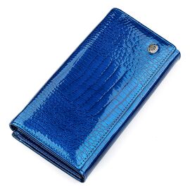 Купить - Кошелек женский ST Leather 18394 (S3001A) вместительный Синий, Синий, фото , характеристики, отзывы