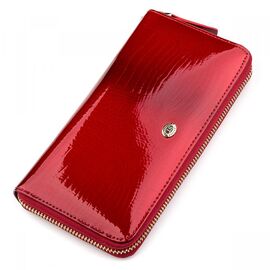 Купить - Кошелек женский ST Leather 18397 (S4001A) на молниях Красный, Красный, фото , характеристики, отзывы