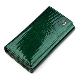 Кошелек женский ST Leather 18428 (S8001A) удобный Зеленый, Зеленый, фото 