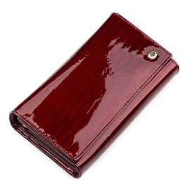 Купить Кошелек женский ST Leather 18429 (S8001A) многофункциональный Бордовый, Бордовый, фото , характеристики, отзывы