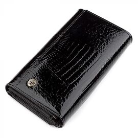 Купить Кошелек женский ST Leather 18433 (S9001A) надежный Черный, Черный, фото , характеристики, отзывы