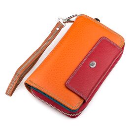 Купить - Кошелек женский ST Leather 18441 (SB55-5) вместительный Красный, Красный, фото , характеристики, отзывы