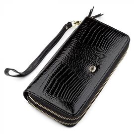 Купить Кошелек женский ST Leather 18448 (S5001A) кожаный Черный, Черный, фото , характеристики, отзывы