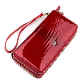 Купить Кошелек женский ST Leather 18449 (S5001A) вместительный Красный, Красный, фото , характеристики, отзывы