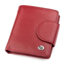 Купить - Кошелек женский ST Leather 18499 (ST415) небольшой Красный, фото , характеристики, отзывы