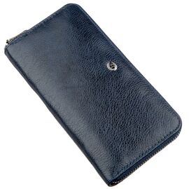 Купить - Вертикальный женский кошелек-клатч ST Leather 18864 Синий, Синий, фото , характеристики, отзывы