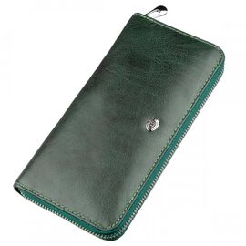 Придбати Елегантний гаманець-клатч для жінок ST Leather 18866 Зелений, image , характеристики, відгуки