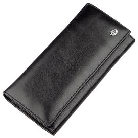 Купить - Практичный женский кошелек на магнитах ST Leather 18870 Черный, фото , характеристики, отзывы
