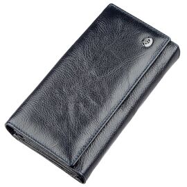 Придбати - Гаманець-клатч з візитниці ST Leather 18880 Сіро-синій, image , характеристики, відгуки