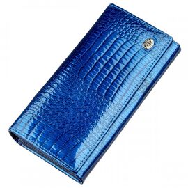 Придбати Жіночий лаковий гаманець ST Leather 18901 Синій, image , характеристики, відгуки