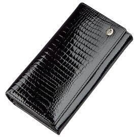 Купить Универсальный женский кошелек ST Leather 18905 Черный, Черный, фото , характеристики, отзывы