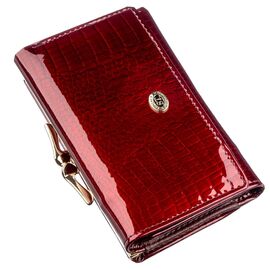 Купить Классический женский кошелек на кнопке ST Leather 18913 Бордовый, Бордовый, фото , характеристики, отзывы