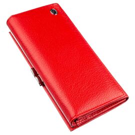 Придбати Жіночий гаманець з монетницьою на клямці ST Leather 18957 Червоний, image , характеристики, відгуки