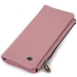 Купить Вертикальный кошелек на кнопке женский ST Leather 19201 Розовый, фото , характеристики, отзывы