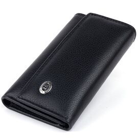 Купить - Ключница-кошелек женская ST Leather 19221 Черная, фото , характеристики, отзывы