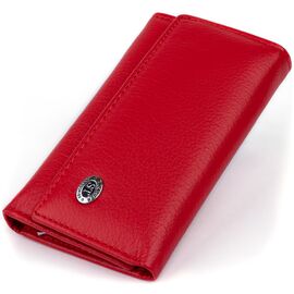 Купить - Ключница-кошелек женская ST Leather 19222 Красная, фото , характеристики, отзывы