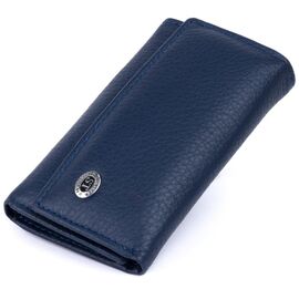 Купить Ключница-кошелек унисекс ST Leather 19228 Синяя, фото , характеристики, отзывы
