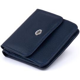 Придбати Маленький гаманець на кнопці жіночий ST Leather 19237 Темно-синій, image , характеристики, відгуки