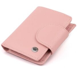 Придбати Маленький гаманець з монетницьою ззаду жіночий ST Leather 19267 Рожевий, image , характеристики, відгуки
