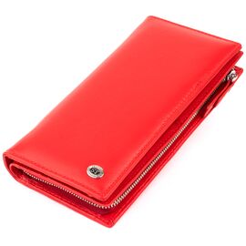 Купити Вертикальний гаманець шкіряний жіночий ST Leather 19275 Червоний, image , характеристики, відгуки