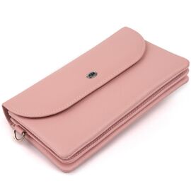 Придбати Клатч зі шкіри жіночий ST Leather 19323 Рожевий, image , характеристики, відгуки