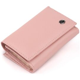 Придбати Горизонтальне портмоне зі шкіри жіноче на магніті ST Leather 19334 Рожеве, image , характеристики, відгуки