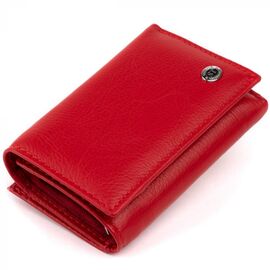 Придбати Горизонтальне портмоне зі шкіри жіноче на магніті ST Leather 19335 Червоне, image , характеристики, відгуки