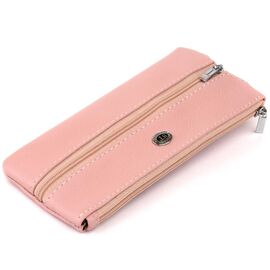 Придбати Ключниця-гаманець з кишенею жіноча ST Leather 19353 Рожева, image , характеристики, відгуки