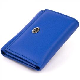 Купить Маленькое портмоне из кожи унисекс ST Leather 19354 Синее, фото , характеристики, отзывы