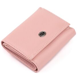Купить Маленькое портмоне из кожи женское ST Leather 19357 Розовое, фото , характеристики, отзывы