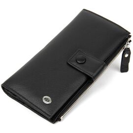 Придбати Класичний гаманець-клатч ST Leather 19373 Чорний, image , характеристики, відгуки