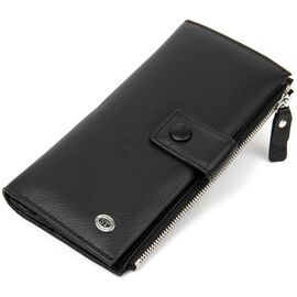 Купить - Классический кошелек-клатч ST Leather 19373 Черный, фото , характеристики, отзывы