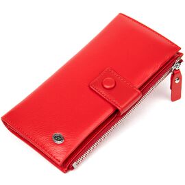 Купить - Яркий женский кошелек-клатч ST Leather 19374 Красный, фото , характеристики, отзывы