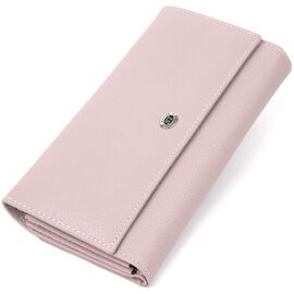 Придбати Гарний жіночий гаманець з натуральної шкіри ST Leather 19385 Світло-рожевий, image , характеристики, відгуки