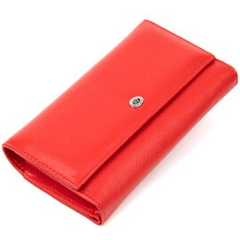 Купить - Вместительный кошелек для женщин ST Leather 19391 Красный, фото , характеристики, отзывы