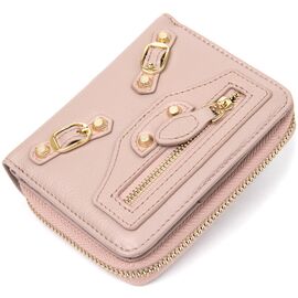 Купить - Кожаный симпатичный женский кошелек Guxilai 19398 Светло-розовый, фото , характеристики, отзывы