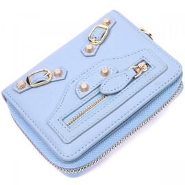 Придбати Компактний жіночий шкіряний гаманець Guxilai 19421 Блакитний, image , характеристики, відгуки