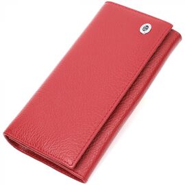 Придбати Стильний та жіночний гаманець із натуральної шкіри ST Leather 19429 Червоний, image , характеристики, відгуки