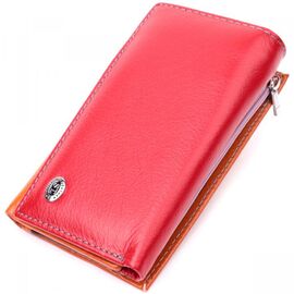 Купить - Кожаный кошелек в три сложения для женщин ST Leather 19442 Разноцветный, фото , характеристики, отзывы