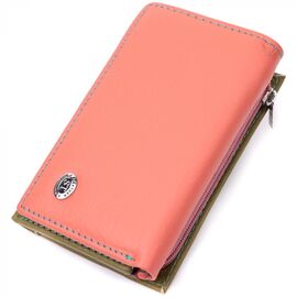 Придбати Модний жіночий гаманець з якісної натуральної шкіри ST Leather 19464 Різнокольоровий, image , характеристики, відгуки