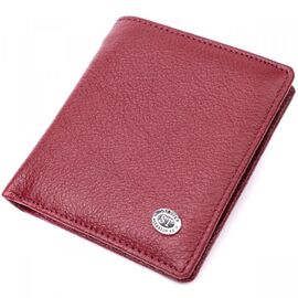 Придбати Невеликий жіночий гаманець з натуральної шкіри ST Leather 19476 Бордовий, image , характеристики, відгуки