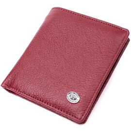 Купить - Женский небольшой кошелек из натуральной кожи ST Leather 19476 Бордовый, фото , характеристики, отзывы