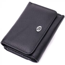 Придбати Жіночий горизонтальний гаманець з натуральної шкіри ST Leather 19477 Чорний, image , характеристики, відгуки
