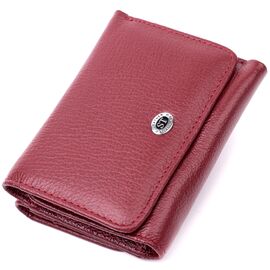 Купить - Женский кошелек горизонтального типа из натуральной кожи ST Leather 19479 Бордовый, фото , характеристики, отзывы