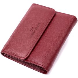 Купить - Женский кожаный кошелек с монетницей ST Leather 19492 Бордовый, фото , характеристики, отзывы