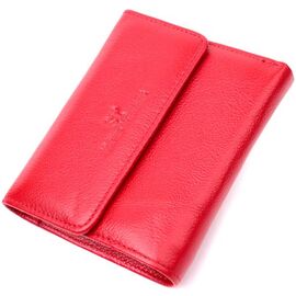 Придбати Яскравий жіночий гаманець з монетницею з натуральної шкіри ST Leather 19493 Червоний, image , характеристики, відгуки